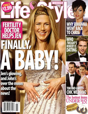 Preggers Jennifer Aniston 